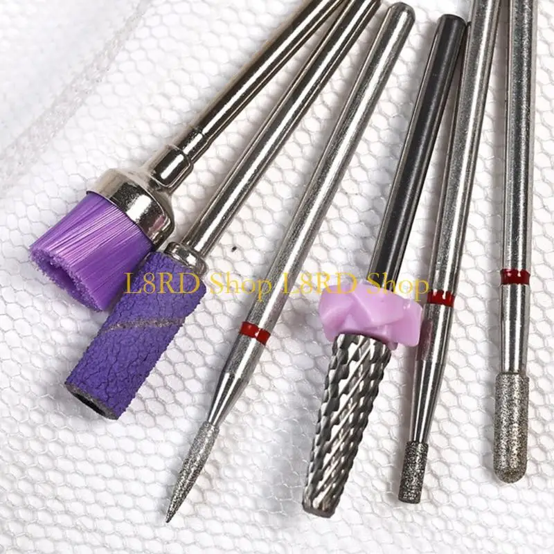 

L8RD Electric Manicure Tool Drill Bits Multipurpose Grinding Pieces Storage Case