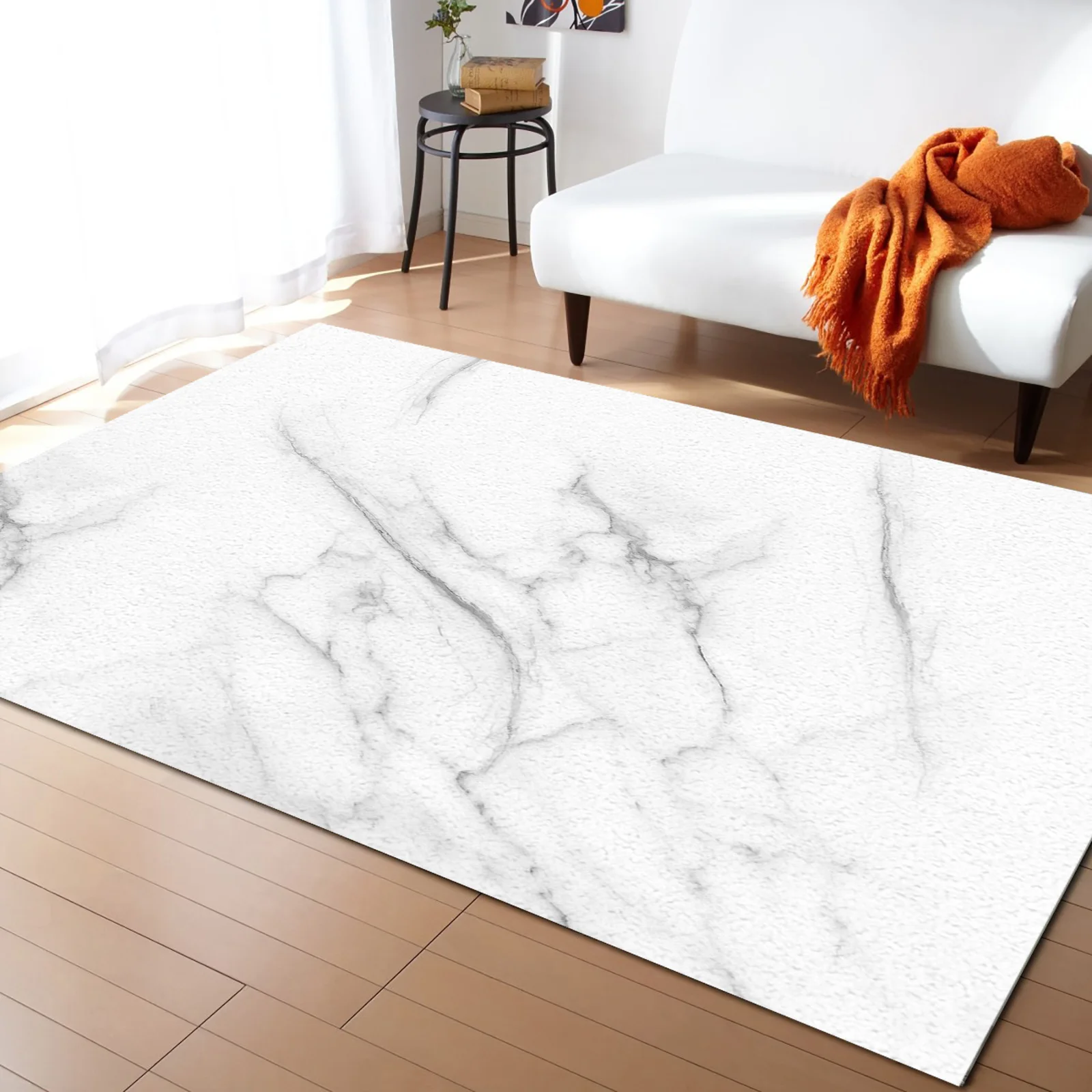 

Art Textured Agate Marble Living Room Floor Mat Children's Room Bedroom Bedside Carpet Kitchen Door Mat