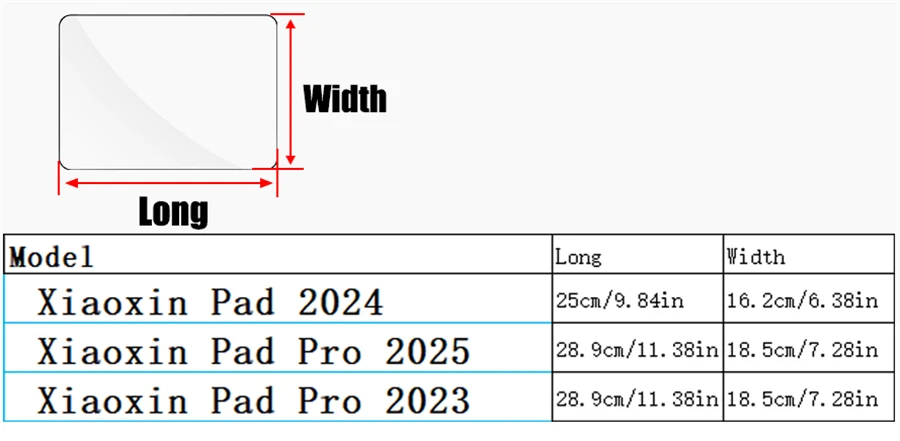 3 Stück Papiergefühl wie Displayschutzfolie für Lenovo Xiaoxin Pad Pro 12.7 2023 2025 Xiaoxin Pad 2024 Film ohne Glas – Detail 10