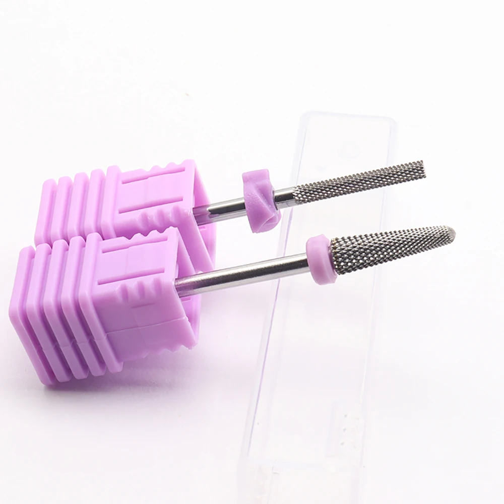 1/2 Stück 3/32 Zoll 5 in 1 XXF professionelle Hartmetall-Nagelbohrer, Wolfram-High-End-Bohrer aus Wolframstahl Tech, Nagelhaut-Bit schnell – Detail 2