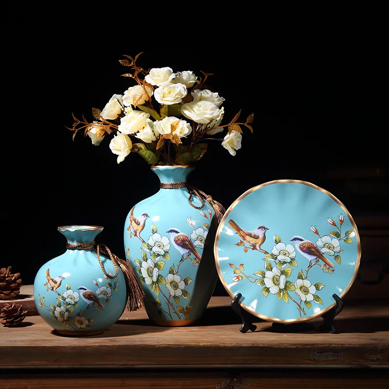 

Ceramic vase decoration Modern table dry vase home wine cabinet decoration