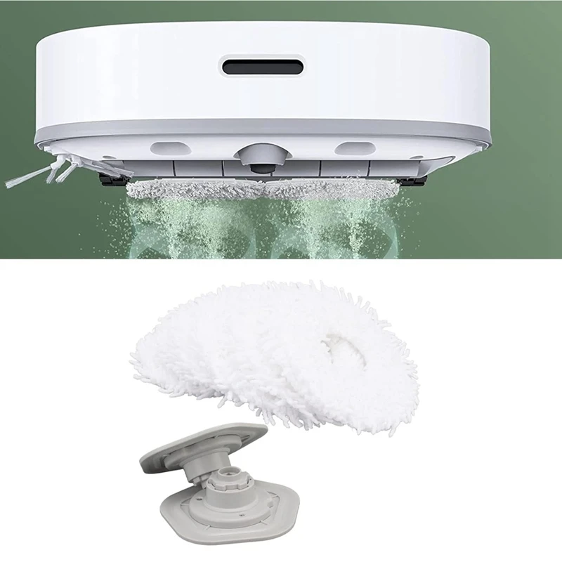 Mop Pano para Aspirador, Esfregando Almofadas de Substituição, Suporte para Dreame Bot W10, W10 Pro, Robô Varrendo, Peças De Reposição