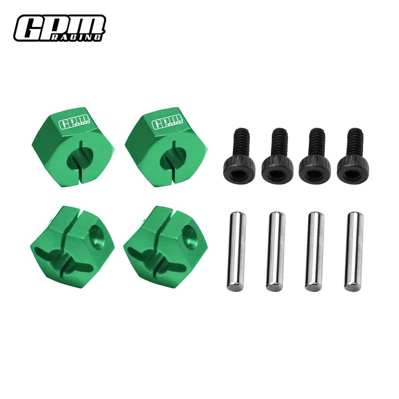 GPM 알루미늄 7075 육각 바인더 12MM TRAXXAS MINI MAXX RC 부품 TXMM010 3654용 완전 세트 #
