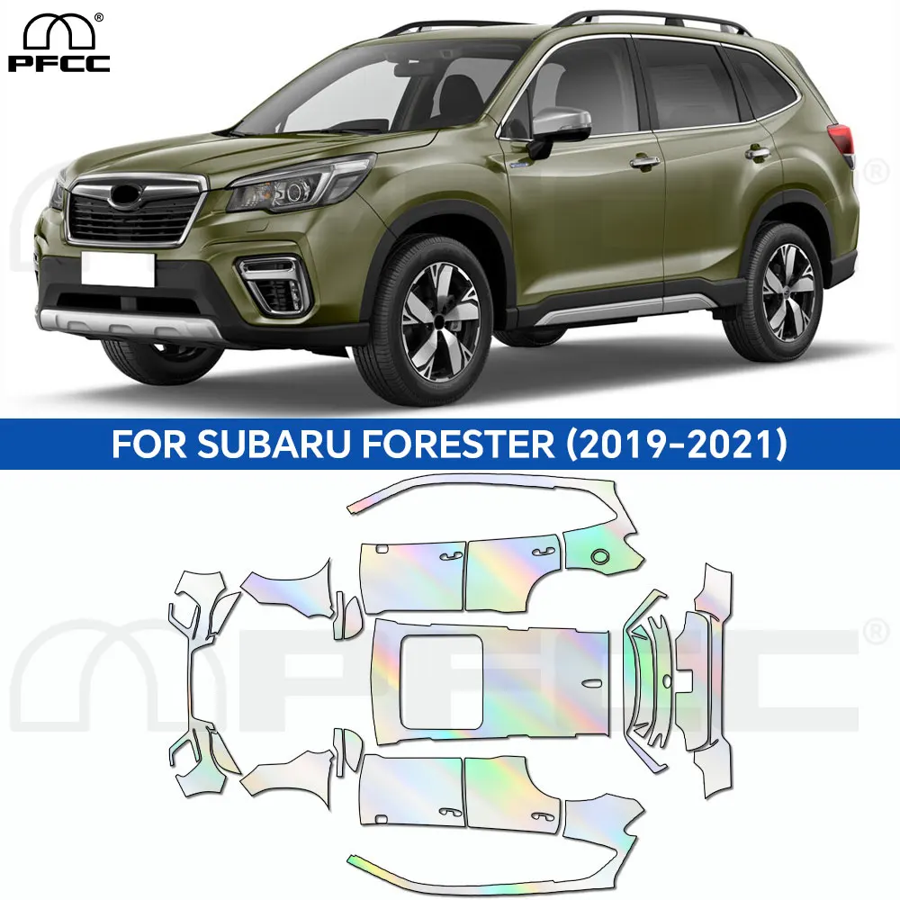 

Custom Fit Auto Accessories For Subaru Forester 2019 2020 2021 Pre-Cut TPU Paint Protection Film Ultra Clear Anti-Scratch Car