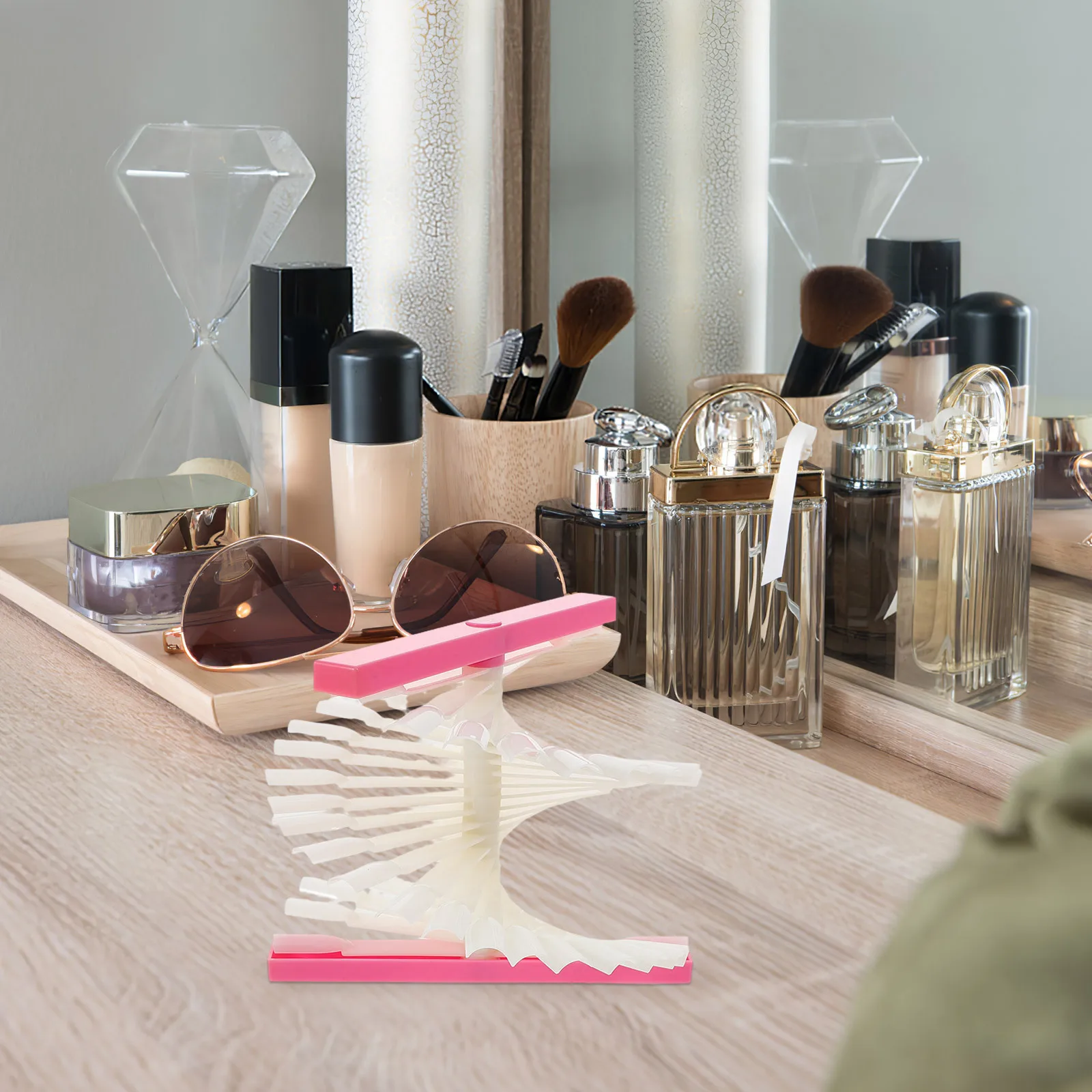 {"Title": "Consejos de prática varas de exibição transparentes para manicure diy placa de cor de unhas falsas 48 cores placa de exibição de esmalte