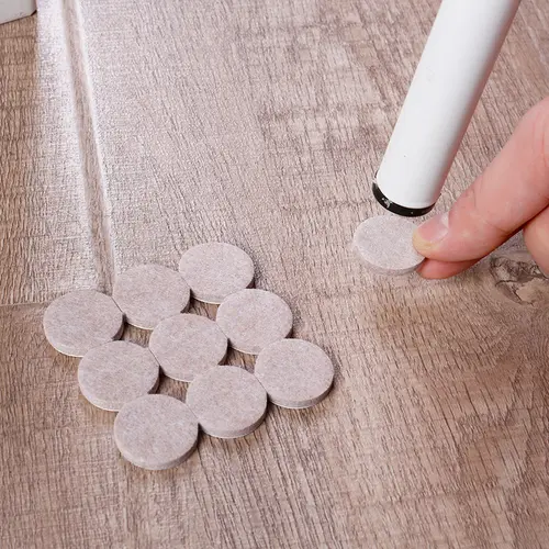 18-128 pcs Felt Chair Leg Pads 5mm Thick  Floor Scratch Protector Mat Mute Non-slip Self Adhesive DIY Furniture Accessories - Image 3