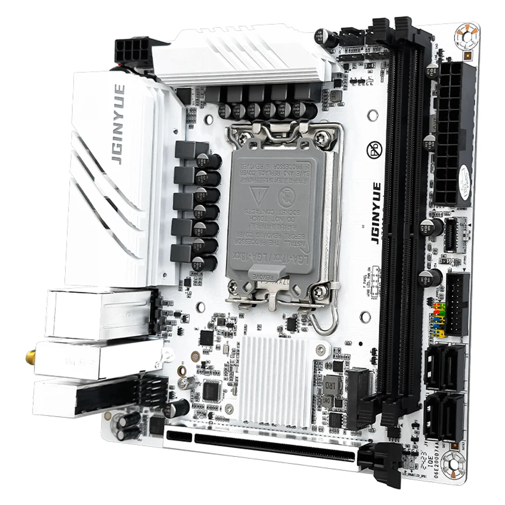 Imagem -04 - Itx Motherboard Grupo Q0wl Intel I313100 es 2*16gb Suporte Ddr4 Uhd Graphics 770 Nvme M.2 Sata3.0 Jginyue-b760i