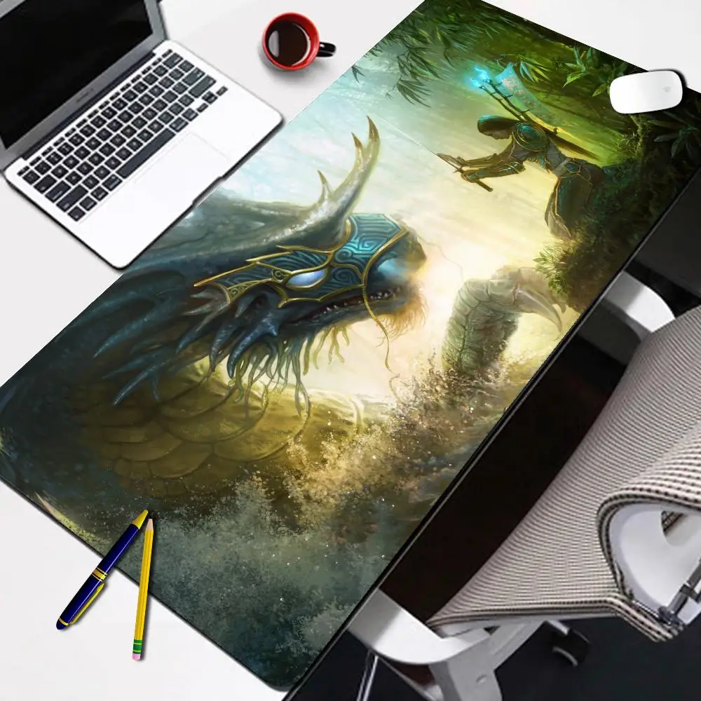 

Heroes of Might and Magic 3 Mousepad Pc Gamer Computer Accessories Mouse Pad Gaming Laptop Keyboard Desk Mat Large Mause Pads XL