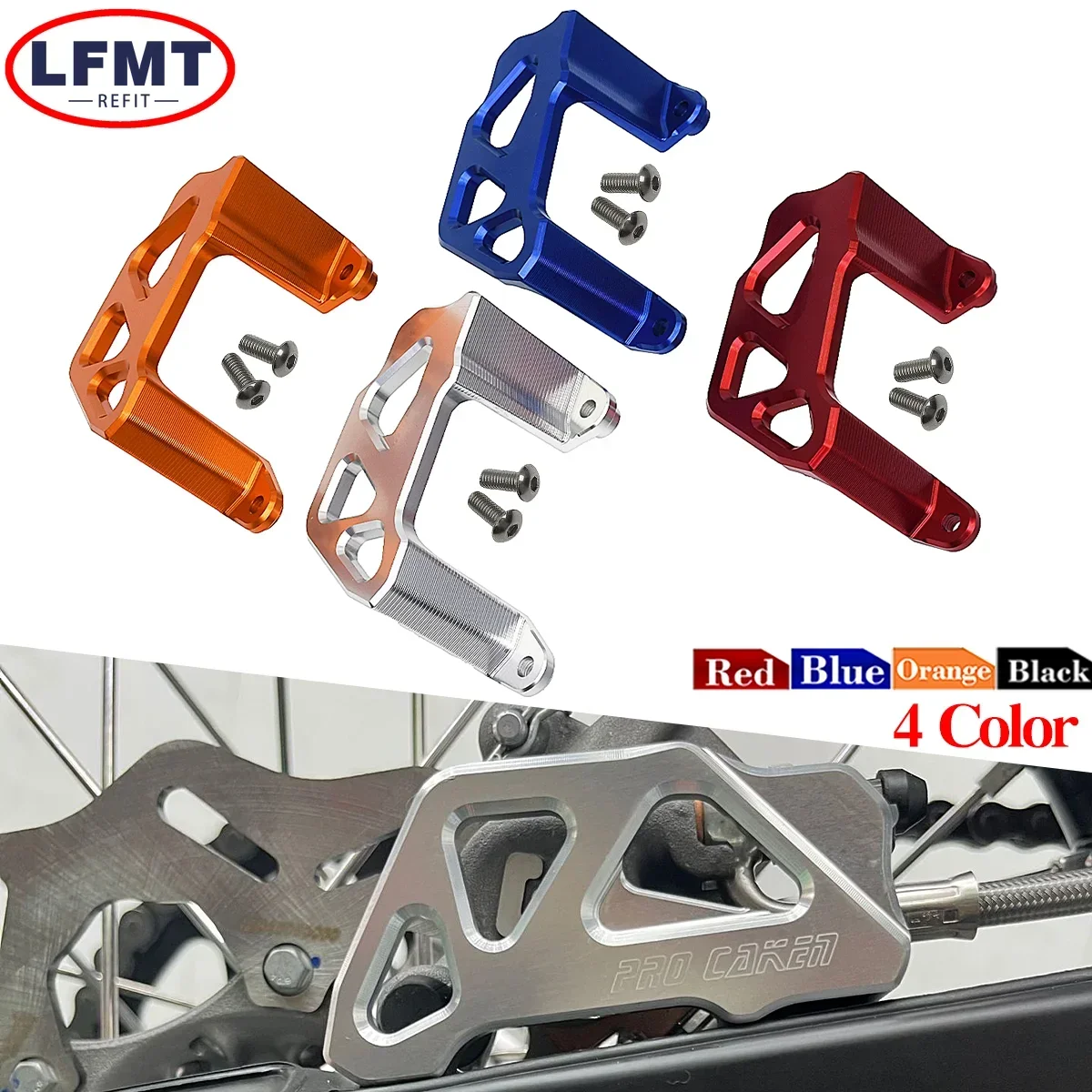 Rear Caliper Guard Rear Brake Disc Guard Protector Cover For KTM EXC EXCF SX SXF XC XCW XCFW For Husqvarna TE FE FC TC 2004-2023