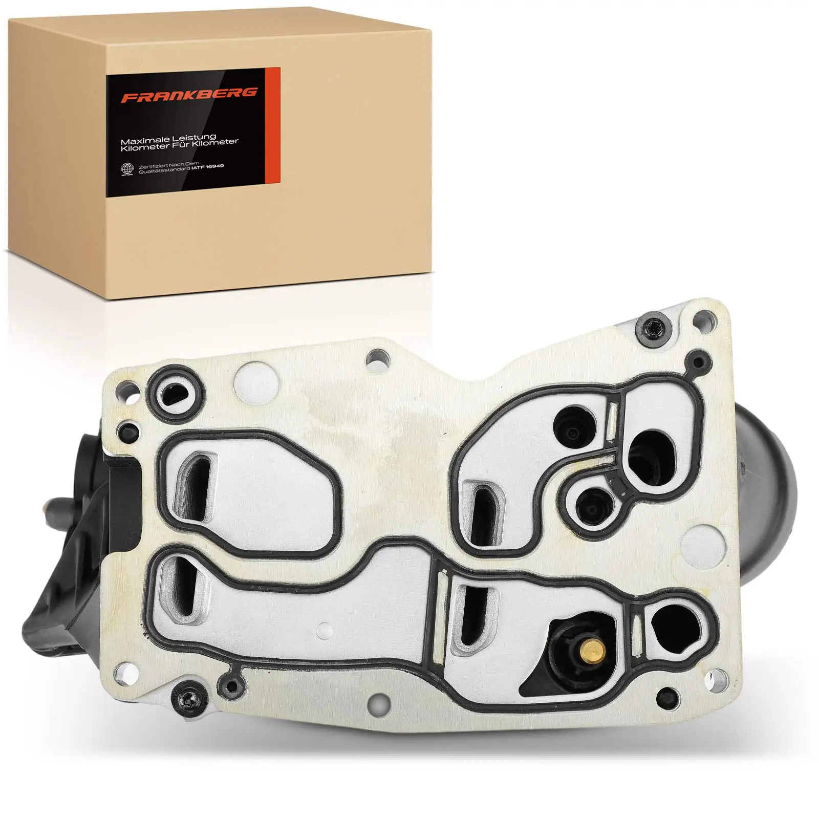 Enfriador de aceite Frankberg 1x + Filtro de aceite para BMW Serie 3 E90 F30 F80 E93 1er F20 F21 Serie 5 F10 F18 F11 X1 E84 XOE199 WL7487A WG2028447