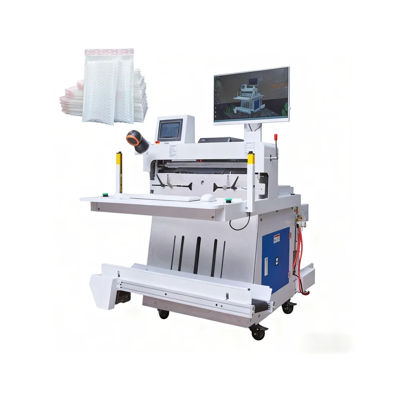 Automatic E-commerce Smart Express Packaging Bag Printing and Packaging Machine with Scanner and Printer Label