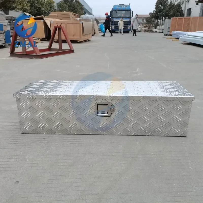 Truck Trailer Box Latch Aluminum Waterproof Outdoor Storage Tool Box Aluminum Alloy Anti-slip Pattern Snap Tool Box