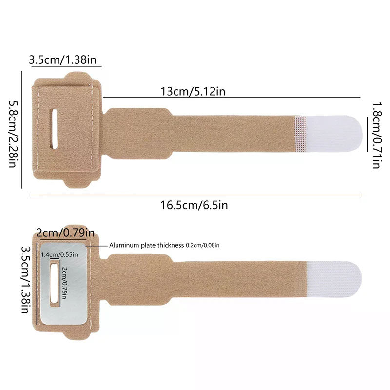 1Pcs Hammer Toe Straightener Toe Splints Bandages For Correcting Hammertoe Crooked & Overlapping Toes Protector