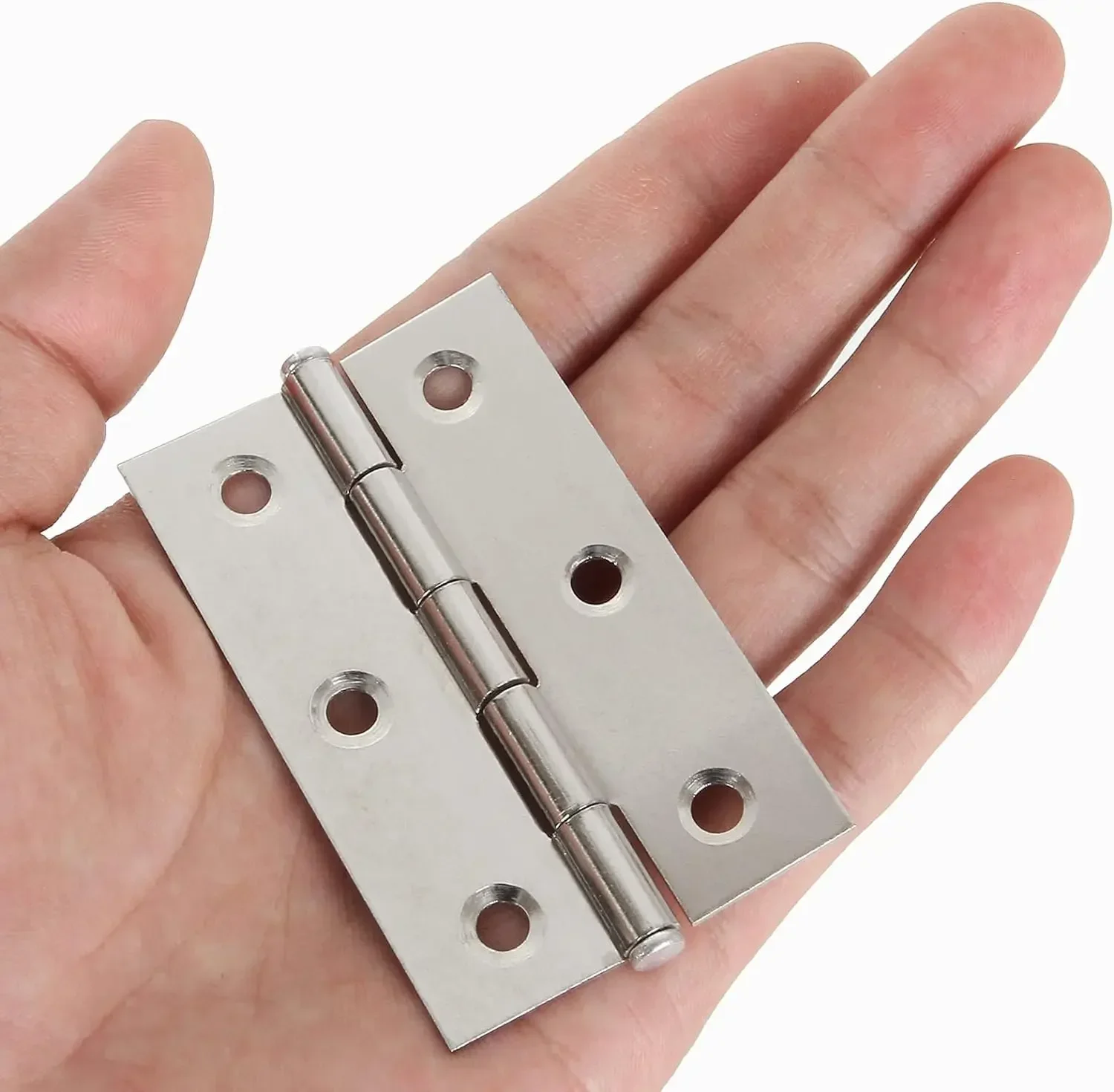 1-4 Inch Universal Door Hinges Connector Stainless Steel Furniture Drawer Cabinet Fitting Hinge Home Doors Hardware Accessories