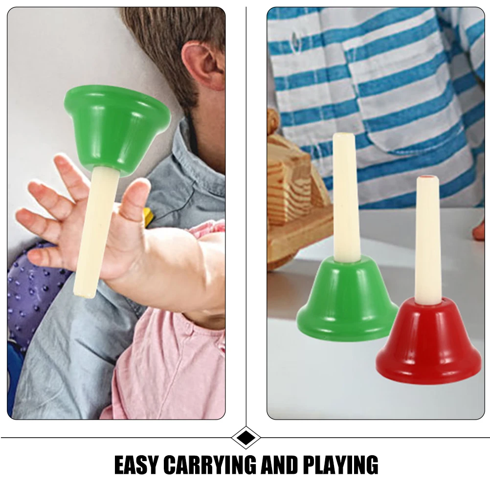 8-Kinder-Percussion für Bell-Kit, Musikglocken für Kinder, Hand, lustiges Spielzeug, buntes Kleinkind