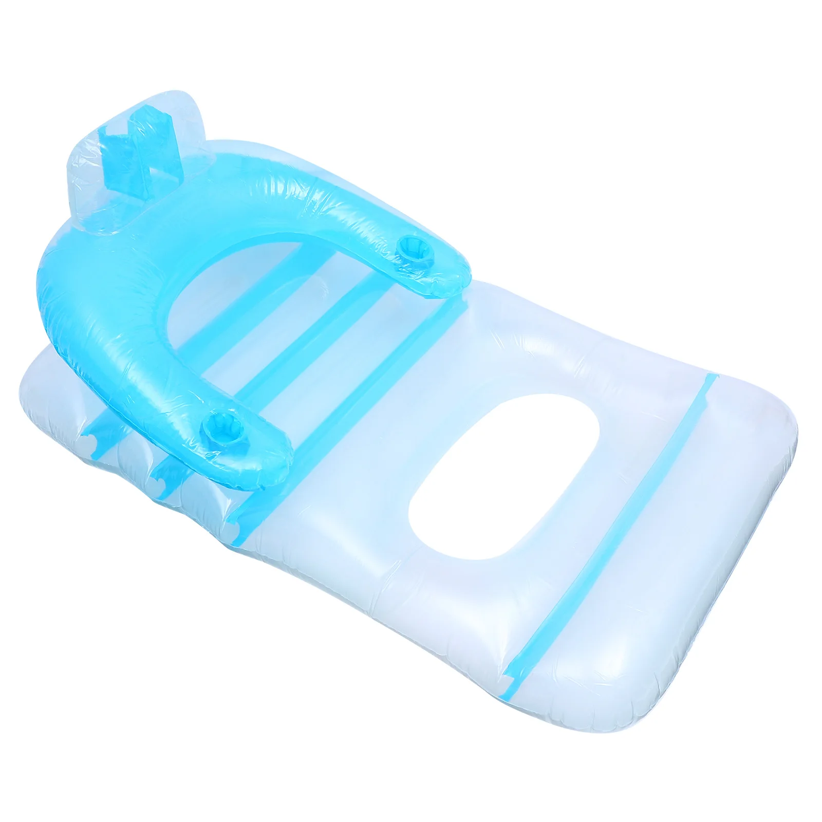Lit pneumatique avec accoudoir, Protection de l'environnement, tapis flottant gonflable de natation en Pvc