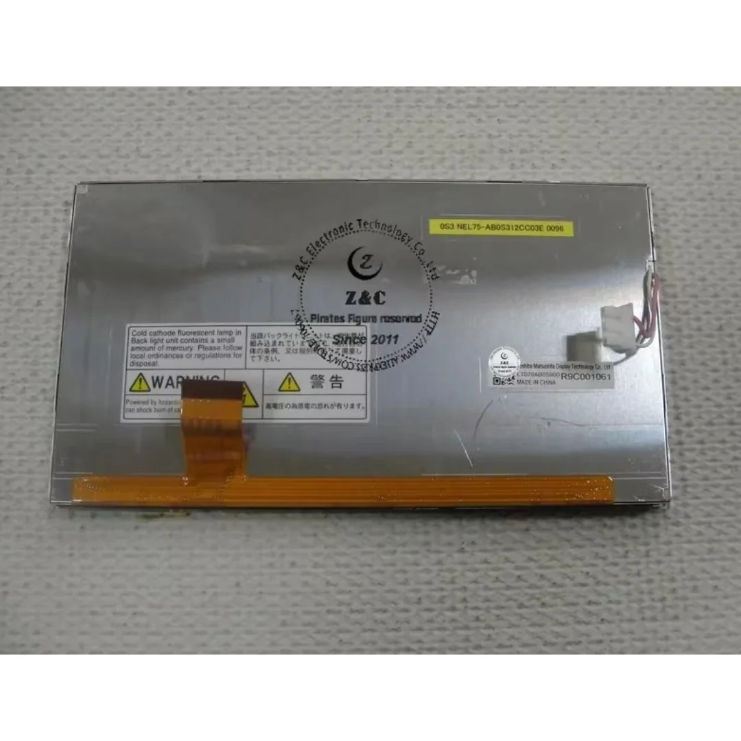 

LTA070B691A LTA070B690A Оригинальный 7-дюймовый ЖК-дисплей класса A+ для автомобильной GPS-навигационной системы