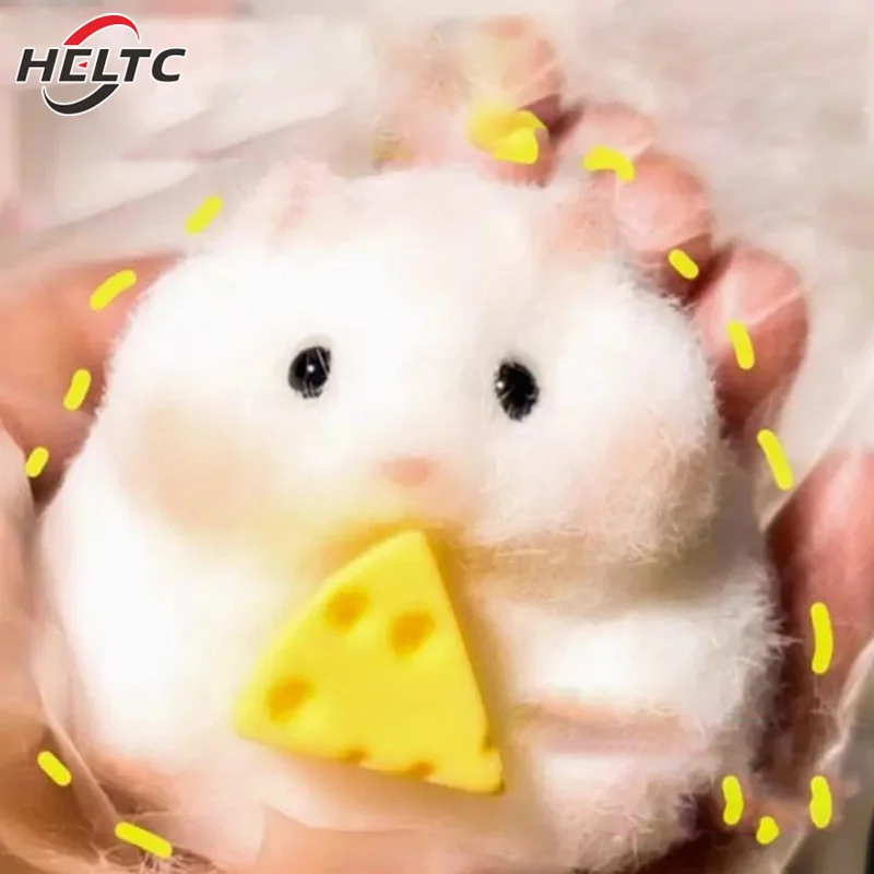 Home Soft Clay Squeeze Silicone Soft Clay Chicken Plush Cute Hamster Handmade Slow Rebound Decompression Release Hand Toys