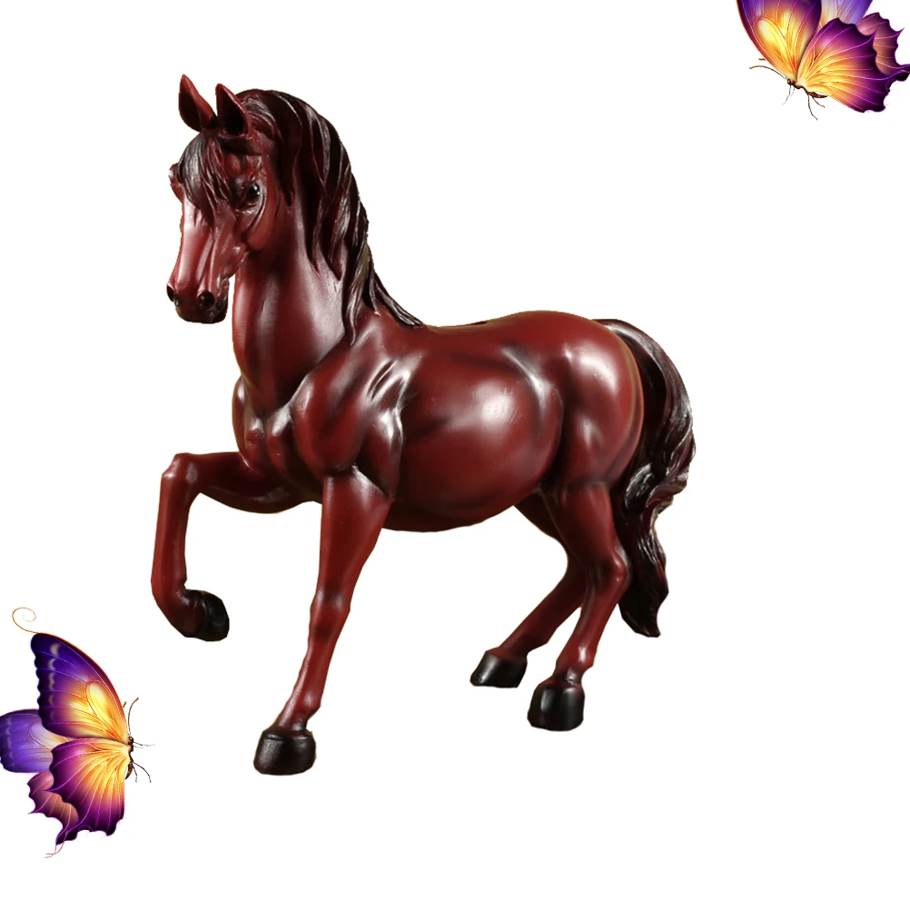 

1pc Horse Shape Storage Jar Delicate Saving Pot Resin Art Coin Bank Smooth Money Pot Creative Gift for