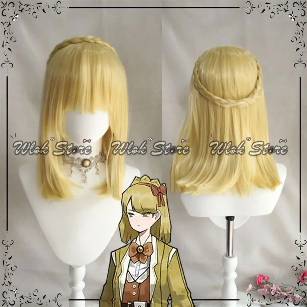 Anime Spiel Bibliothek Von Ruina Lisa Tiphereth Cosplay Perücke Hitze Beständig Synthetische Blonde Haar Frau Halloween Party Rolle Spielen Prop