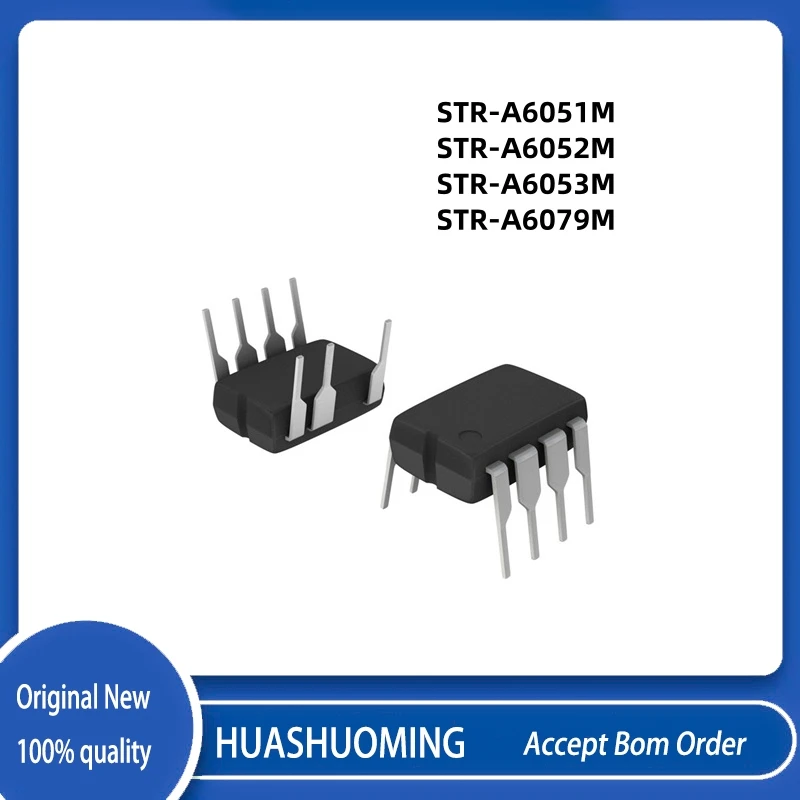10Pcs/Lot  DIP7 STR-A6051M   STR-A6052M   STR-A6053M    STR-A6079M     A6051M   A6052M   A6053M    A6079M