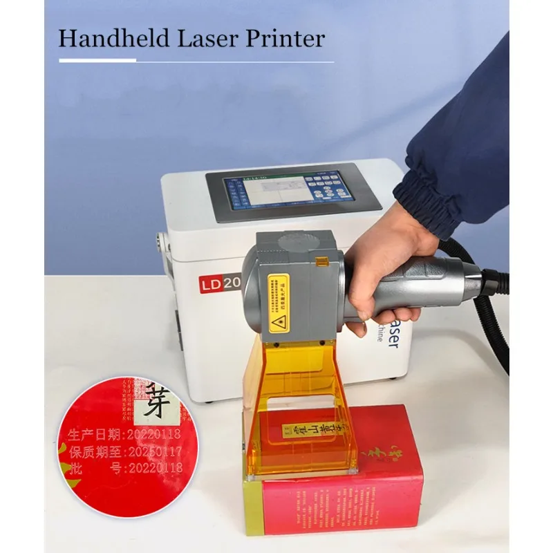 [الأكثر مبيعا] 20 واط الألياف المحمولة شعاع حفارة آلة وسم تاريخ الشعار طابعة تاريخ انتهاء الصلاحية