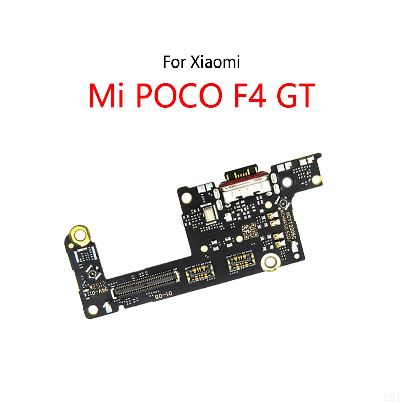 USB Charge Dock Port Socket Jack Plug Connector Flex Cable For Xiaomi Mi POCO F4 GT Pocophone Charging Board Module