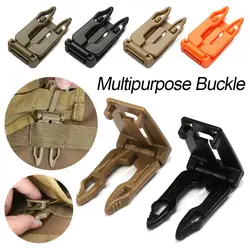 Multipurpose Camping Bag Buckle Backpack MOLLE Webbing Clip Strap Outdoor Carabiner Buckle Camping Equipment EDC Tools