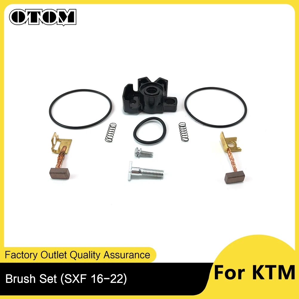 OTOM Motocross Starter Motor Carbon Brush Repair Kit For KTM HUSQVARNA 250 SXF XCF 350 XCF-W FC 450 FE 501 FX ASSEMBLIES WHERE