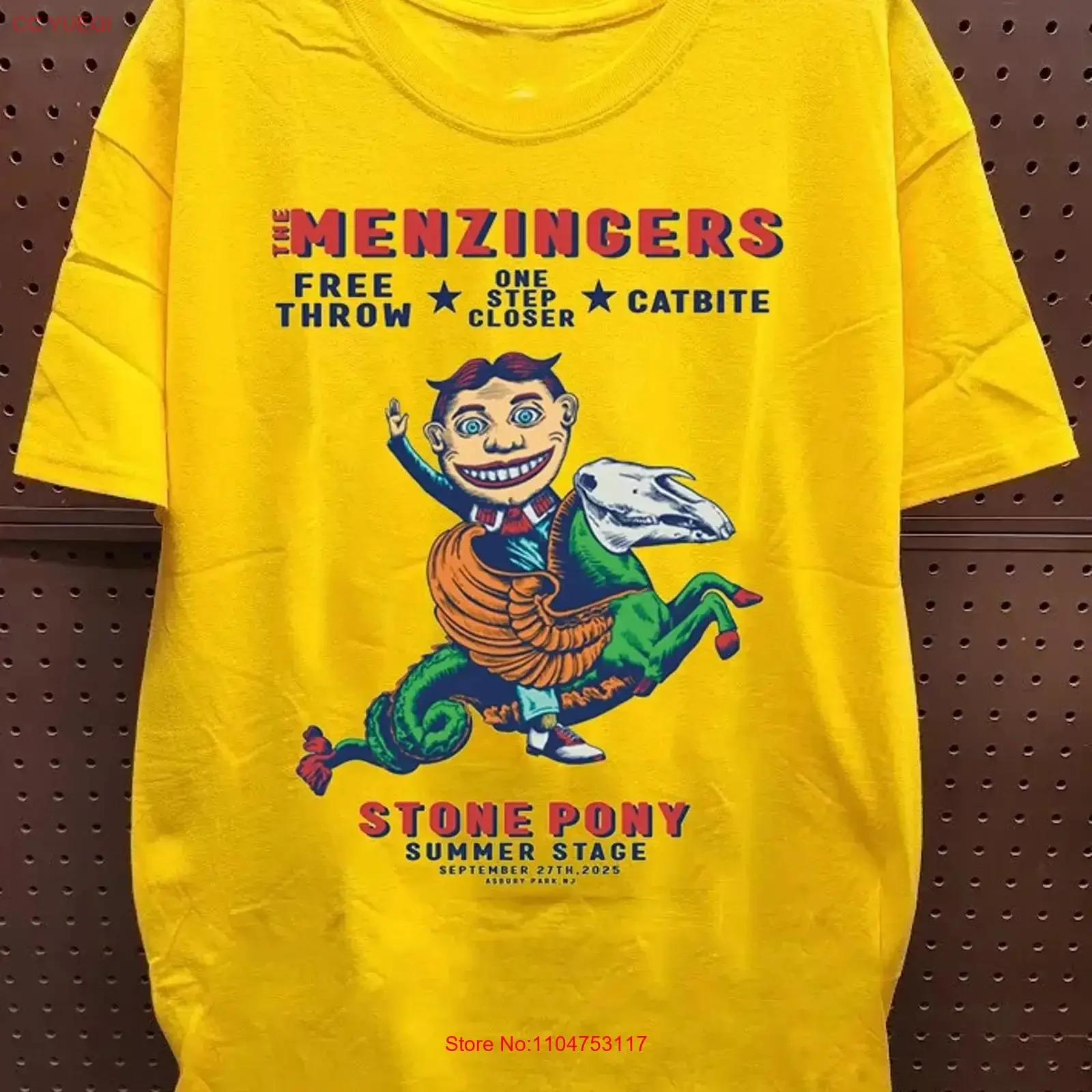 The Menzingers Summer Stage Tour T Shirt Size S 5XL BF654 vintage Washed Versatile Stylish Breathable Casual Unisex Stretched