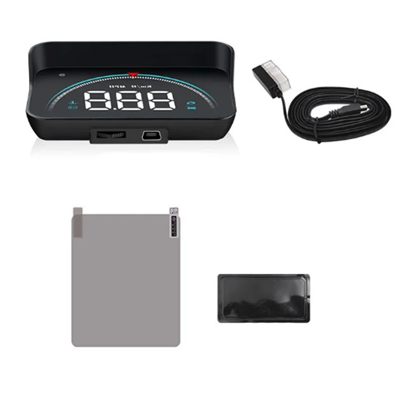 

OBD Speedometer Car HUD Projector For Windshield, Smart Digital Display Of Speed, Water Temperature, And Voltage