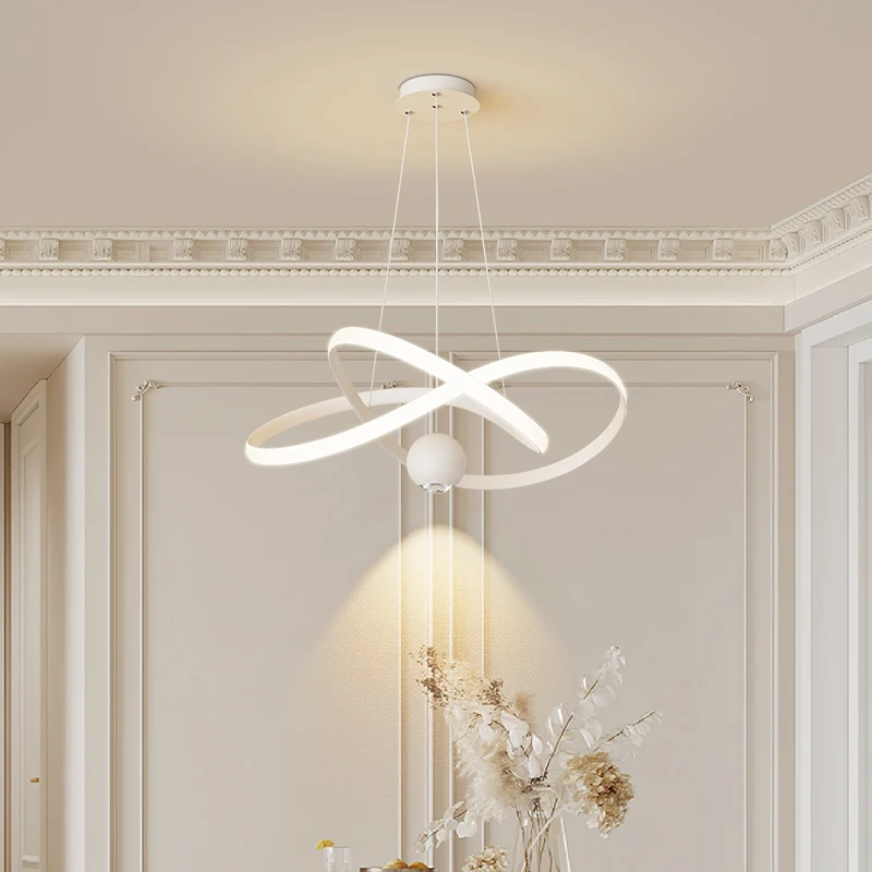 Modern LED Pendant Lights Modern Simple Fashion Restaurant Chandelier Nordic Creative Hanging Line Bar Living Room Lamp