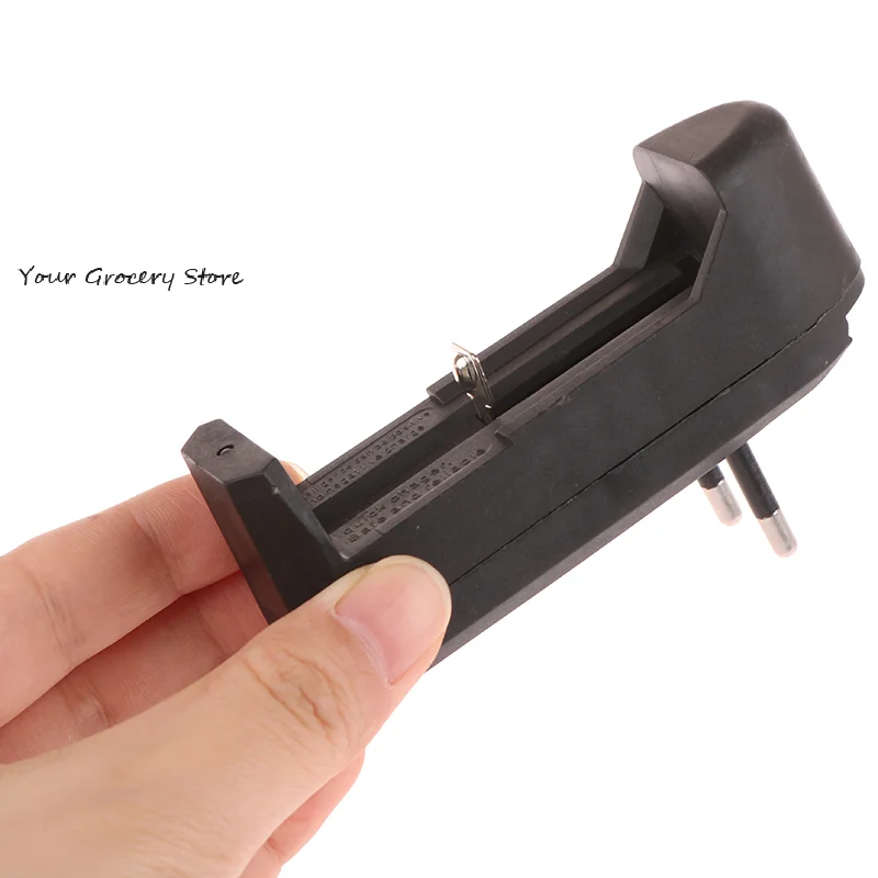 3,7 V 18650 16340 14500 18350 Li-Ionen-Akku, Einzelschlitz, automatisches Ladegerät, EU-Universal-Ladegerät