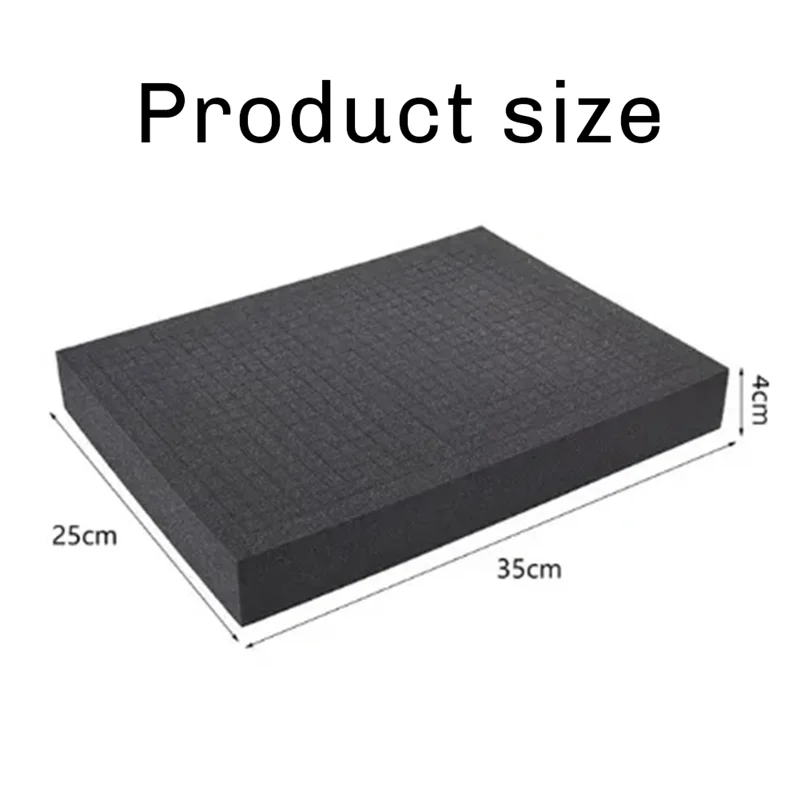 ABRB-2PCS Pick Apart Schiuma per cassetta degli attrezzi Inserto in schiuma pretagliata Schiume ombre ad alta densità 350X250x40mm
