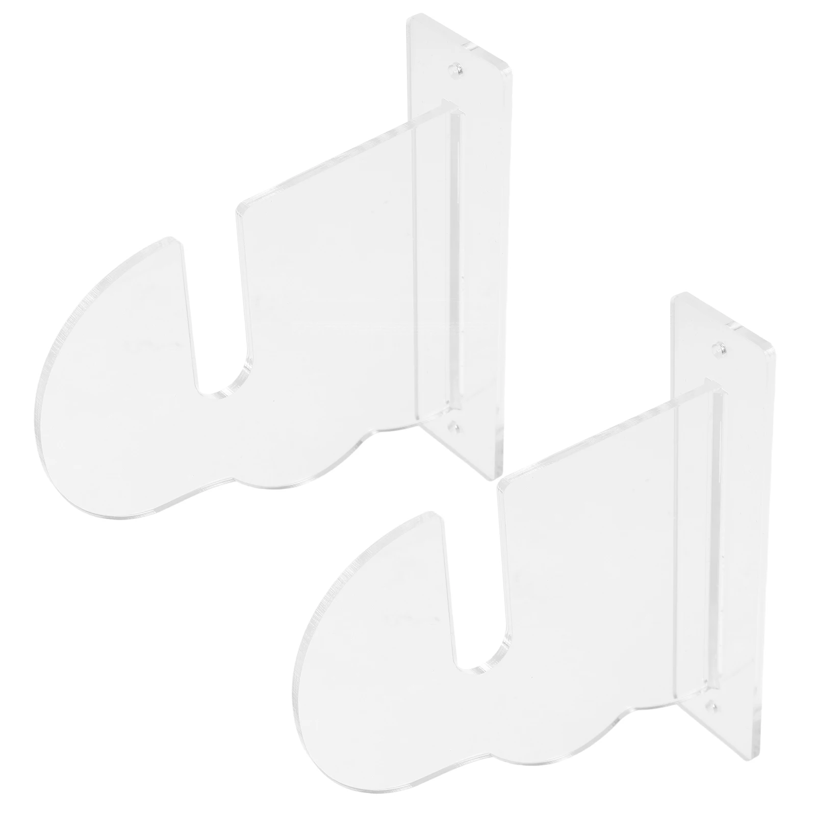 

2pcs Skateboard Holder Acrylic Wall Mount Horizontal Storage Display Rack for Boards Skateboarding Accessories