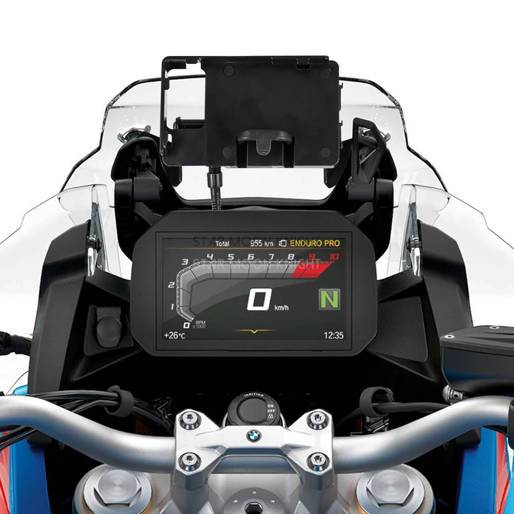 オートバイのGPSおよびスマートフォンのナビゲーションプレート,bmw f850gs adv f 850 gs冒険f850 gs 2018 2019用のサポート