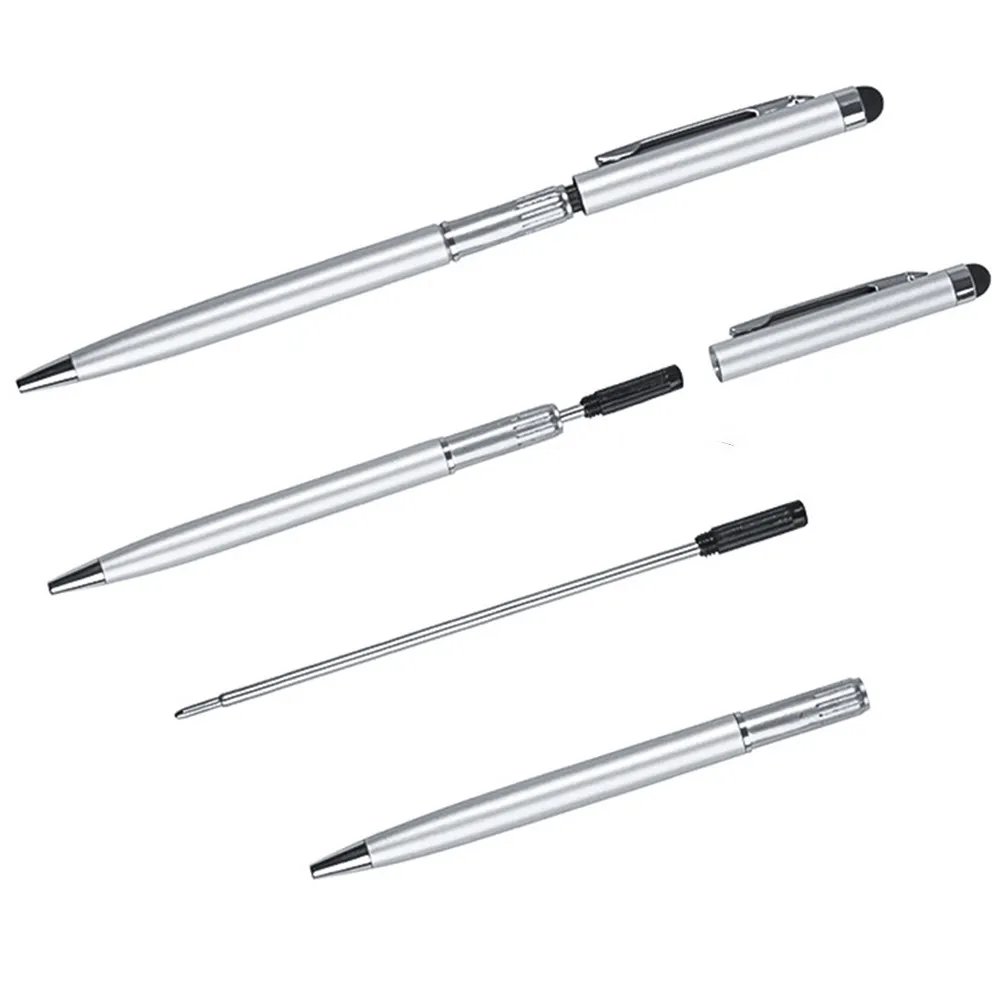 

12Pcs Capacitive Screen Touch Pen Ballpoint Stylus Drawing Pen for Phone Tablet Office School Writing Stationery Random Color