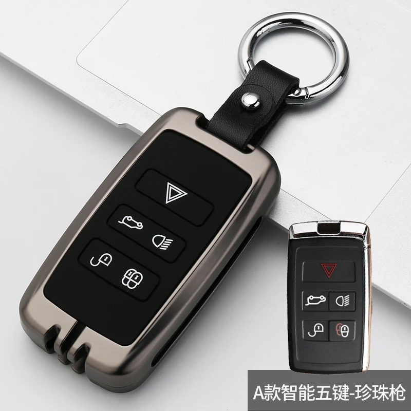 

Zinc Alloy Car Key Cover Key Chain Bag for Land Rover RANGE ROVER EVOQUE RANGE ROVER FREELANDER DISCOVERY Car Accessories