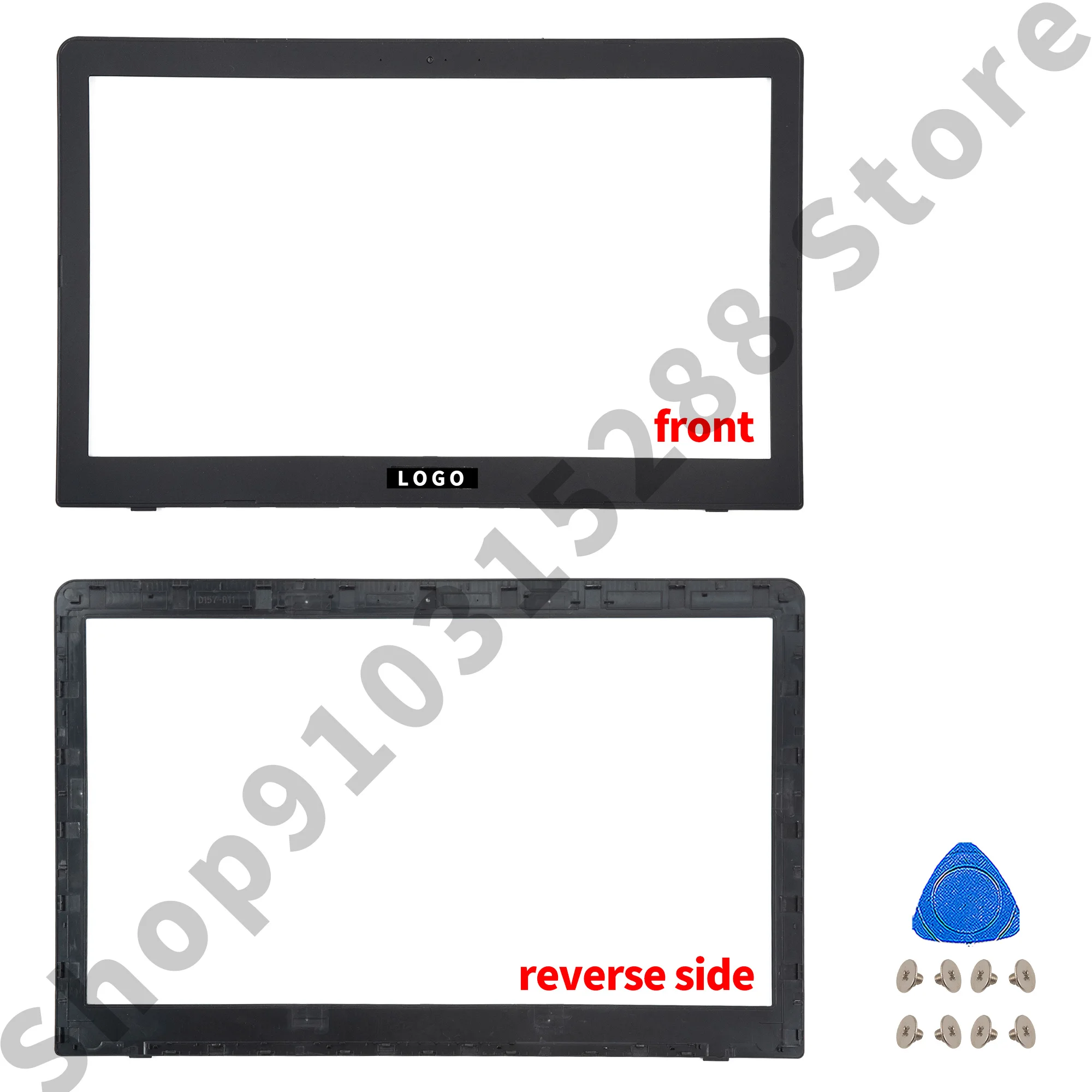 Imagem -03 - Tampa Traseira do Lcd para o Reparo da Moldura e do Hingecover Tampa para N580 N580v N580g N580vd X580 X580g X580v Nx580v 156 Iinch Novo