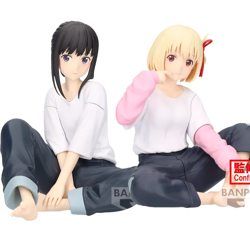 

Banpresto Original Relax time Lycoris Recoil Inoue Takina Nishikigi Chisato Anime Action Figure Toys For Boys Girls Kids Gifts