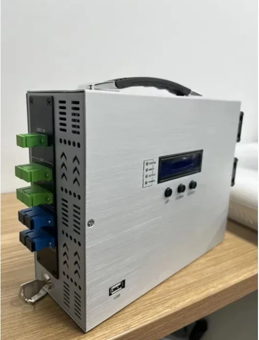 Manufacturer Price 1550nm CATV Fiber Optical Amplifier 16db 22dbm WDM de 4 Port 8 Puertos Mini EDFA