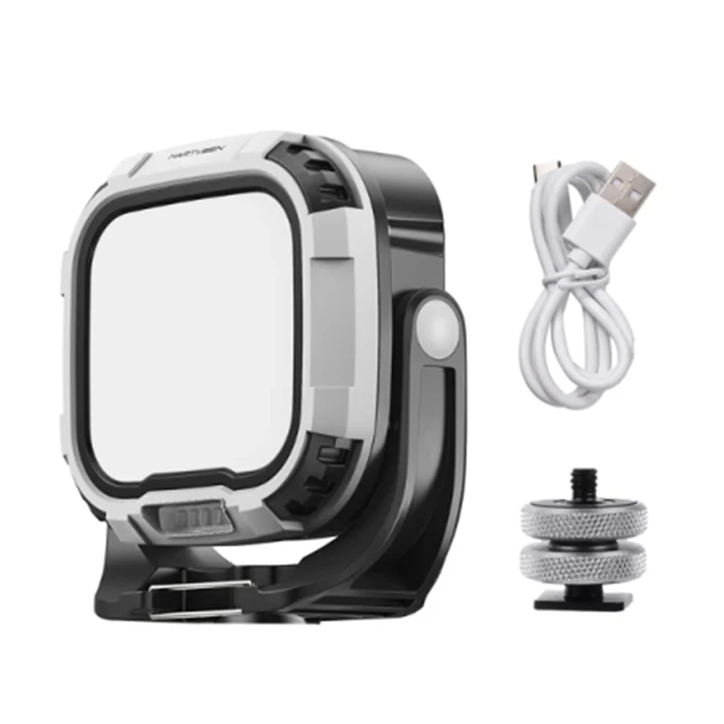 

XB-R7 PRO 28 Вт Магнитная светодиодная лампа для видеосъемки Портативная заполняющая лампа Многофункциональная лампа для камеры с красной ручкой сигнальной лампы