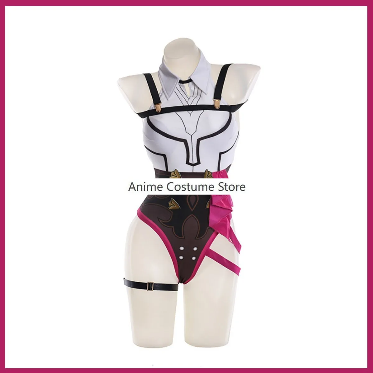 애니메이션 게임 혼카이: 스타 레일 카프카 코스프레 코스튬 가발, 토끼 소녀 점프수트, 비키니 수영복, 섹시한 카니발 할로윈 세트