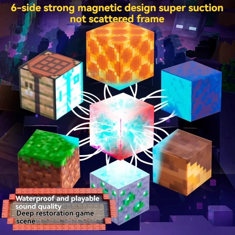 مكعبات بناء مغناطيسية جديدة لعبة مجموعة عالم مغناطيسية، ألعاب قابلة للتكديس للبناء الحسي DIY للتفاعل العائلي بين الوالدين والطفل