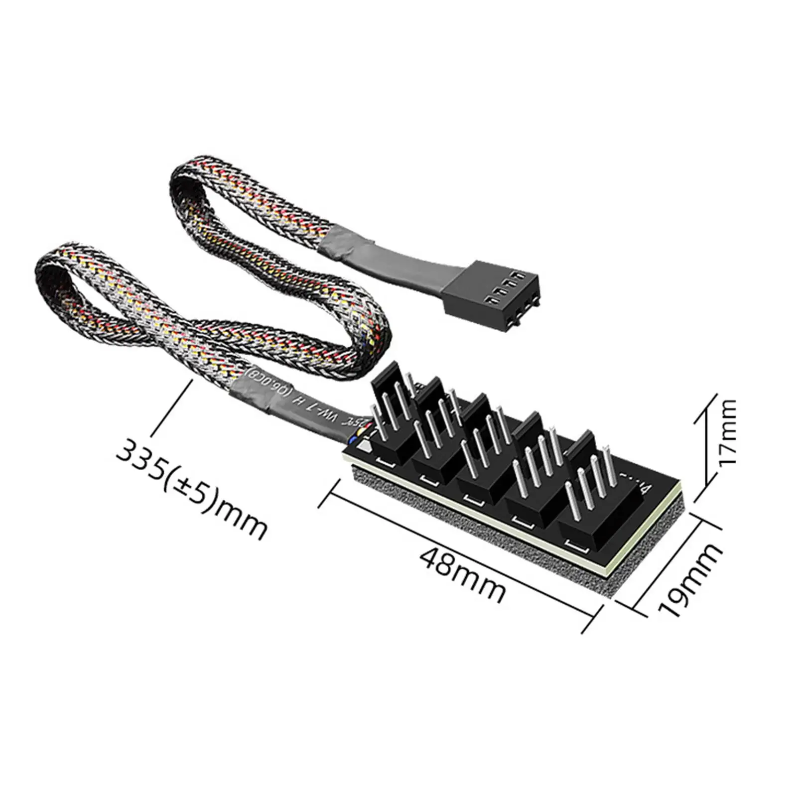 Airies de câble d'alimentation de ventilateur de refroidissement, adaptateur de répartiteur de refroidissement interne