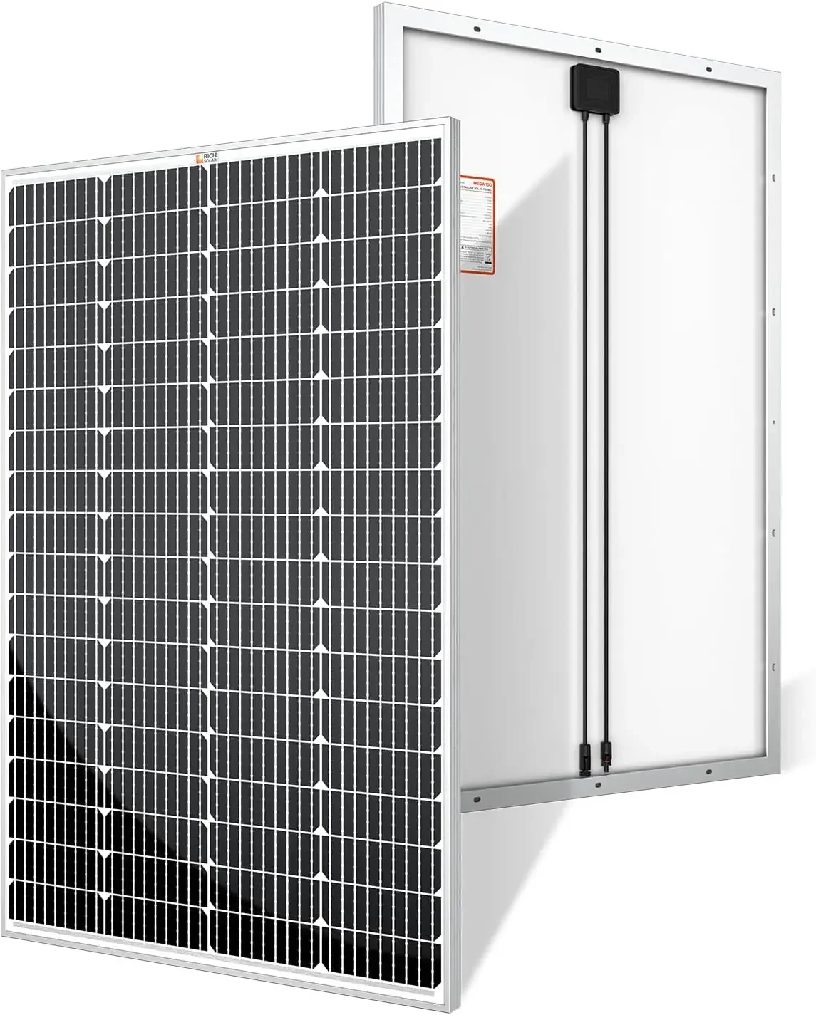 

150 Watt 12 Volt Monocrystalline Solar Panel High Efficiency Solar Module Charge Battery for RV Marine Boat Off Grid