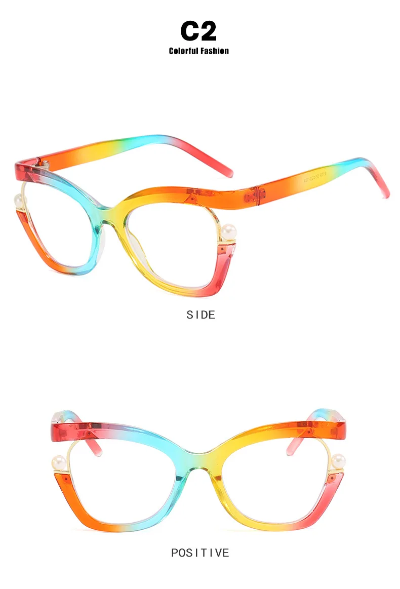 Retro Runde Marke Design Ultra-dünne Grüne Leopard Männer und Frauen Rahmen Photochrome Anti Blau Licht Lesebrille Grad 0 ~ + 600 – Detail 7