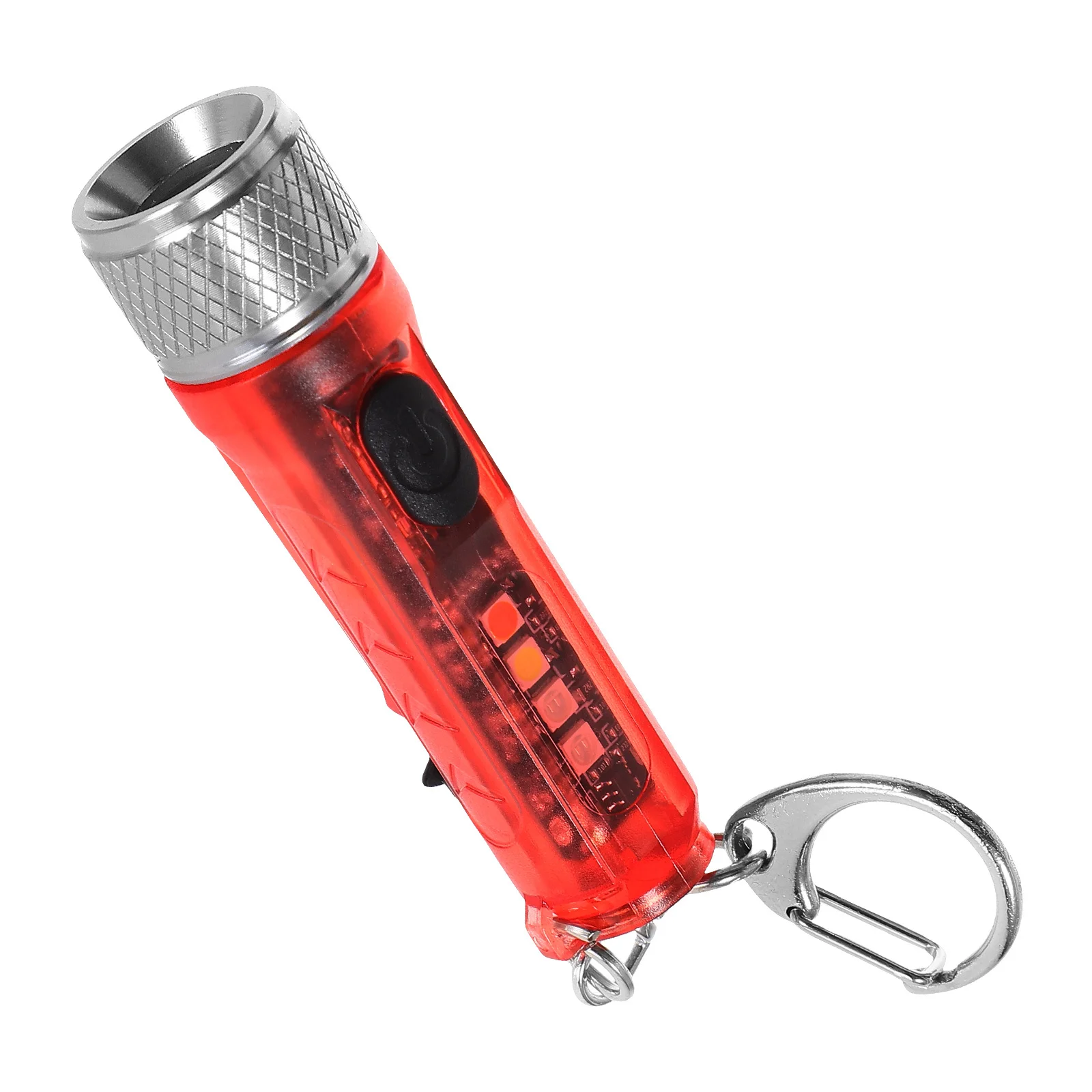 Mini Flashlight Keychain Rechargeable Powerful High Lumens for Travel Camping Hiking Multipurpose LED Light Mini Flashlight