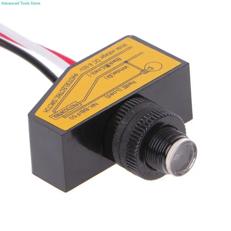Automatic Light Control DC12V 24V 36V 48V Dusk To Photocell Switch W91B