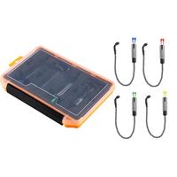 Carp Fishing Swingers No Light 4X Compact Fishing Stringer Multi-purpose Sensitive Chain Wiggle Tensioner Set For Pond Creatures